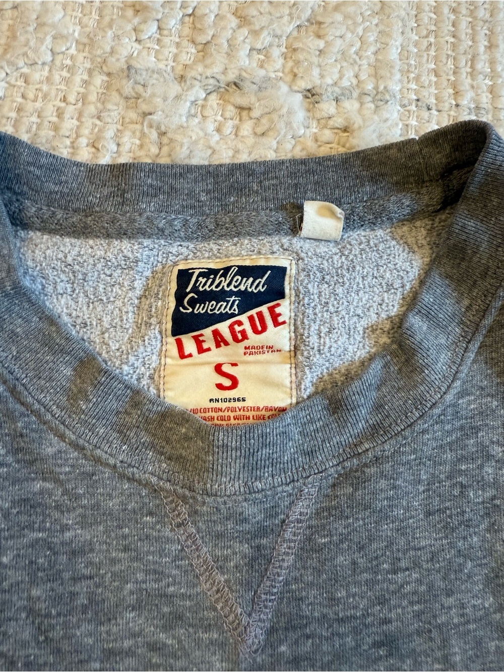 Vintage League Triblend Sweats "Wake Forest University" crewneck - Picture 2 of 5